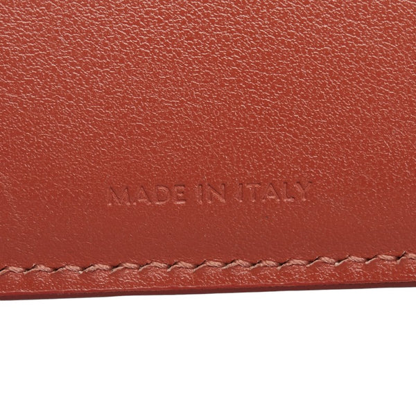 セリーヌ ラージ ストラップウォレット 長財布 バイカラー ピンク グレー レザー レディース CELINE 【中古】