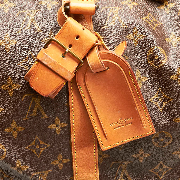 ルイ ヴィトン モノグラム サックスープル45 ボストンバッグ M41624 ブラウン PVC レザー レディース LOUIS VUITTON 【中古】