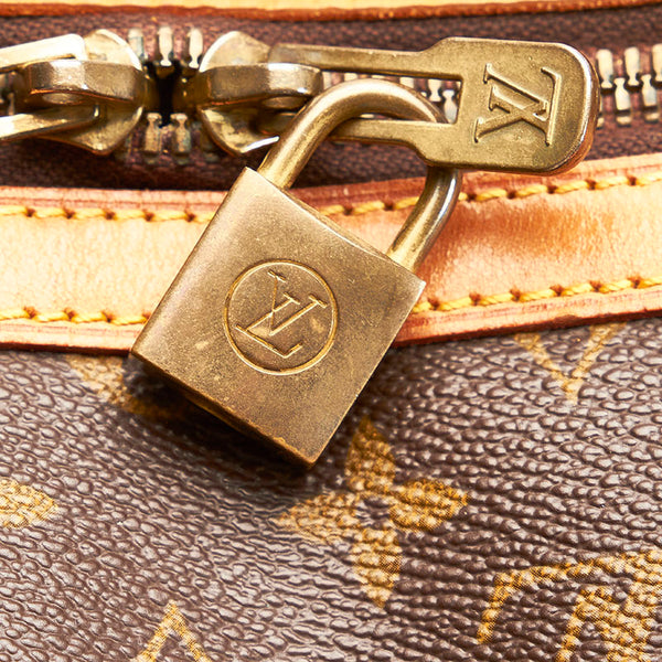 ルイ ヴィトン モノグラム サックスープル45 ボストンバッグ M41624 ブラウン PVC レザー レディース LOUIS VUITTON 【中古】