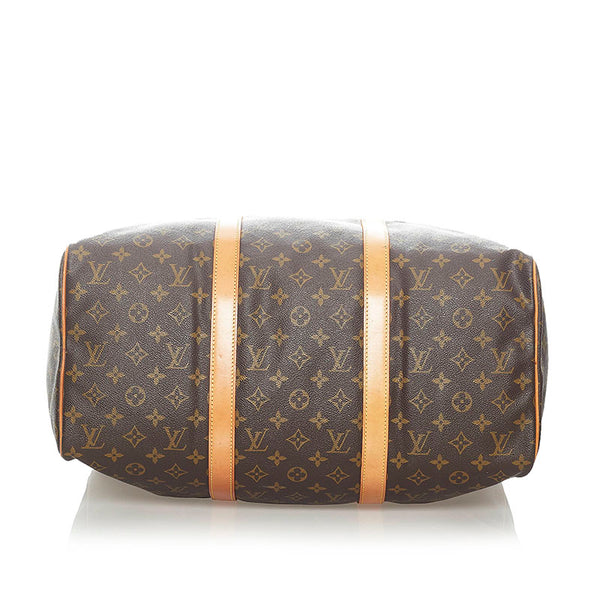 ルイ ヴィトン モノグラム サックスープル45 ボストンバッグ M41624 ブラウン PVC レザー レディース LOUIS VUITTON 【中古】