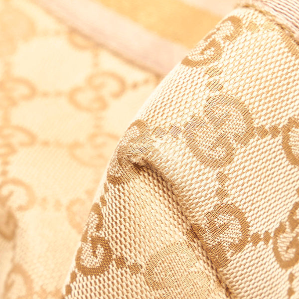 グッチ GGキャンバス シェリーライン トートバッグ ショルダーバッグ 137396 ベージュ ゴールド キャンバス レディース GUCCI 【中古】