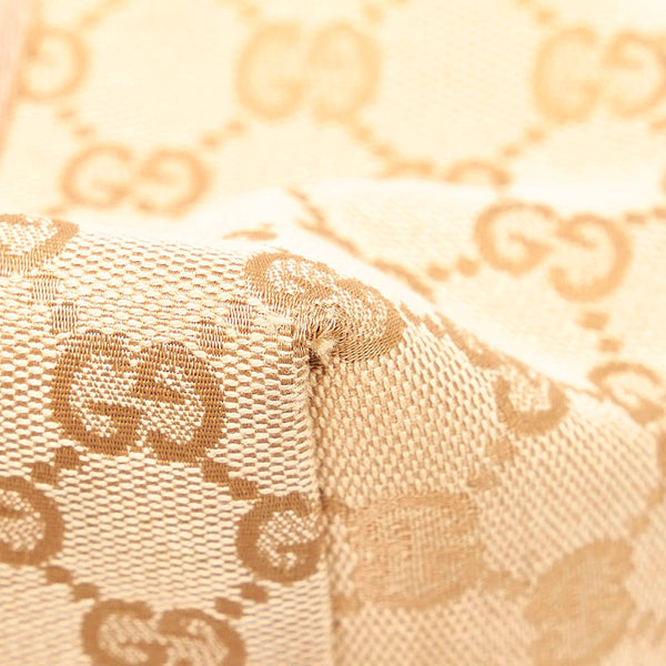 グッチ GGキャンバス シェリーライン トートバッグ ショルダーバッグ 137396 ベージュ ゴールド キャンバス レディース GUCCI 【中古】