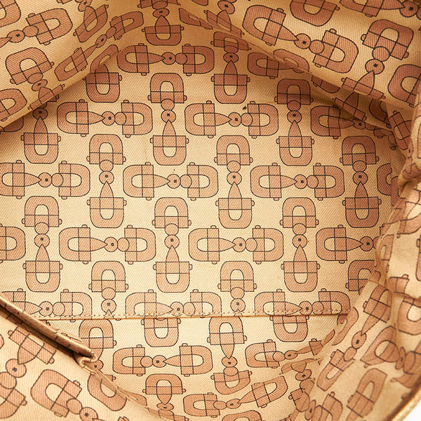 グッチ GGキャンバス シェリーライン トートバッグ ショルダーバッグ 137396 ベージュ ゴールド キャンバス レディース GUCCI 【中古】