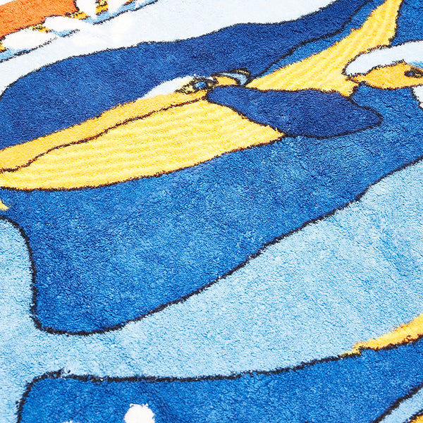 エルメス ビーチタオル マルチカラー コットン メンズ HERMES 【中古】