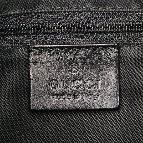 グッチ ジャッキー ワンショルダーバッグ 001 3735 ピンク ブラック ベロア レザー レディース GUCCI 【中古】