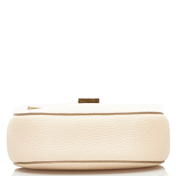 クロエ ドリュー チェーン ショルダーバッグ アイボリー ホワイト レザー レディース Chloe 【中古】