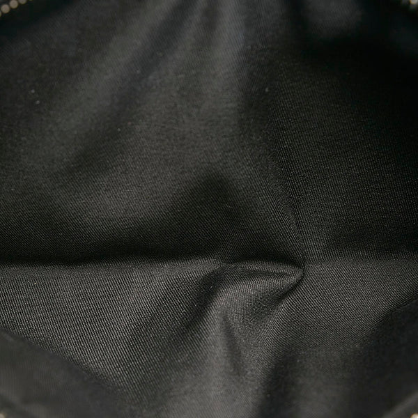 グッチ GGキャンバス ボディバッグ ウエストバッグ 28566 ブラック キャンバス レザー レディース GUCCI 【中古】