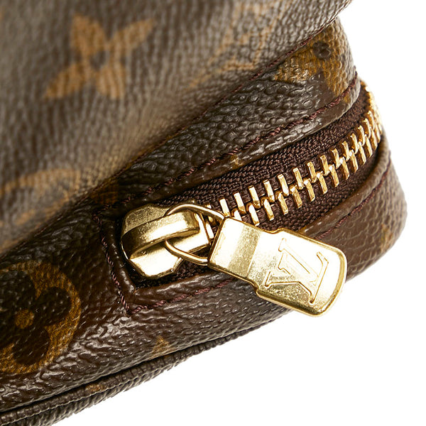 ルイ ヴィトン モノグラム モンスリGM リュック バックパック M51135 ブラウン PVC レザー レディース LOUIS VUITTON 【中古】