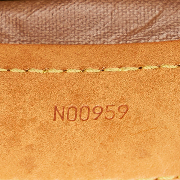 ルイ ヴィトン モノグラム フラネリー 45 トートバッグ M51115 ブラウン PVC レザー レディース LOUIS VUITTON 【中古】
