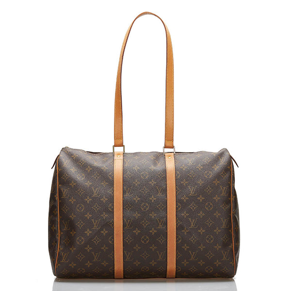 ルイ ヴィトン モノグラム フラネリー 45 トートバッグ M51115 ブラウン PVC レザー レディース LOUIS VUITTON 【中古】