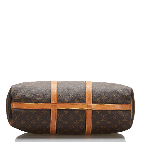 ルイ ヴィトン モノグラム フラネリー 45 トートバッグ M51115 ブラウン PVC レザー レディース LOUIS VUITTON 【中古】