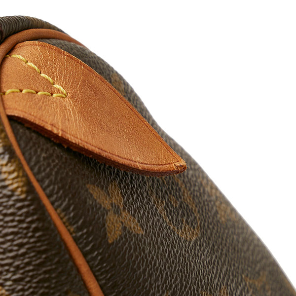 ルイ ヴィトン モノグラム フラネリー 45 トートバッグ M51115 ブラウン PVC レザー レディース LOUIS VUITTON 【中古】