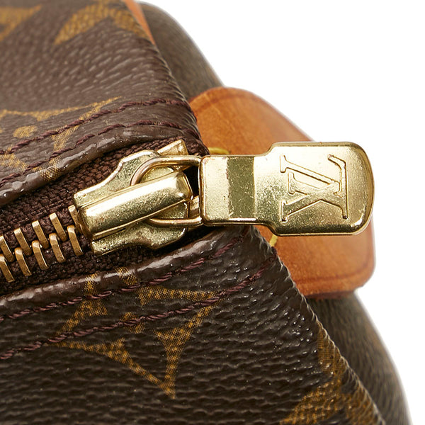 ルイ ヴィトン モノグラム フラネリー 45 トートバッグ M51115 ブラウン PVC レザー レディース LOUIS VUITTON 【中古】