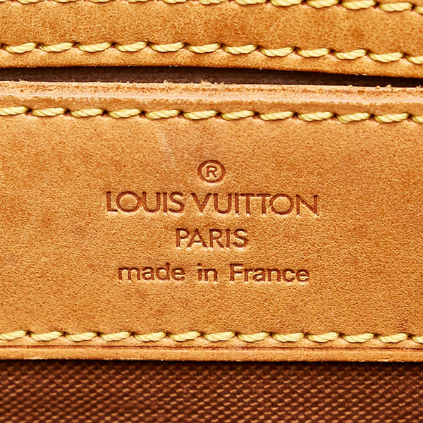 ルイ ヴィトン モノグラム フラネリー 45 トートバッグ M51115 ブラウン PVC レザー レディース LOUIS VUITTON 【中古】