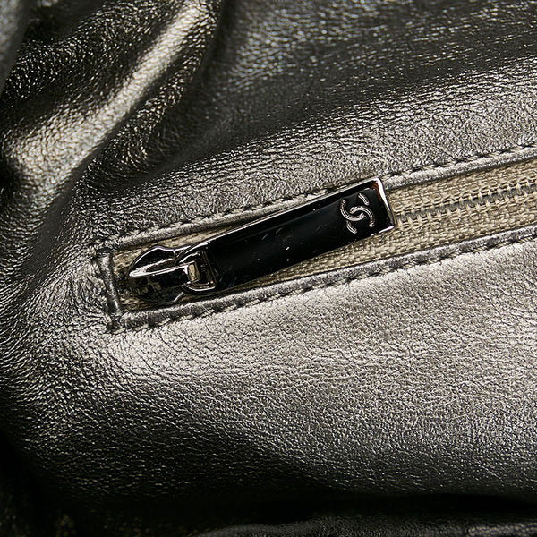 シャネル ココマーク ハンドバッグ ボストンバッグ ブラック レザー レディース CHANEL 【中古】