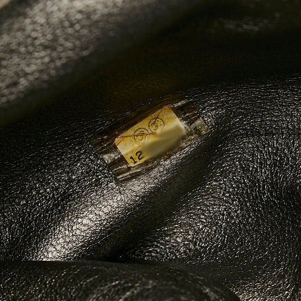 シャネル ココマーク ハンドバッグ ボストンバッグ ブラック レザー レディース CHANEL 【中古】