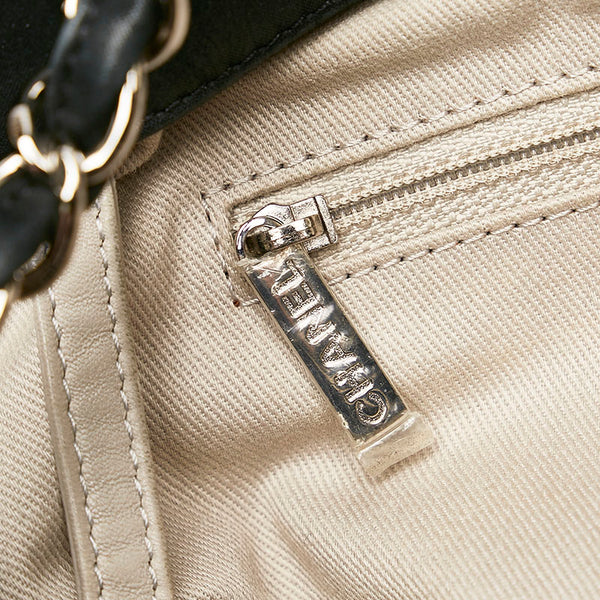 シャネル ココマーク ワイルドステッチ トートバッグ チェーン ショルダーバッグ 2WAY ブラック レザー レディース CHANEL 【中古】