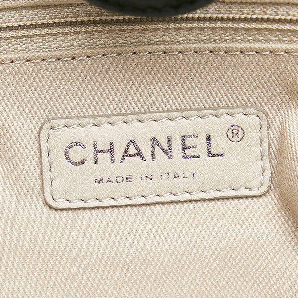 シャネル ココマーク ワイルドステッチ トートバッグ チェーン ショルダーバッグ 2WAY ブラック レザー レディース CHANEL 【中古】