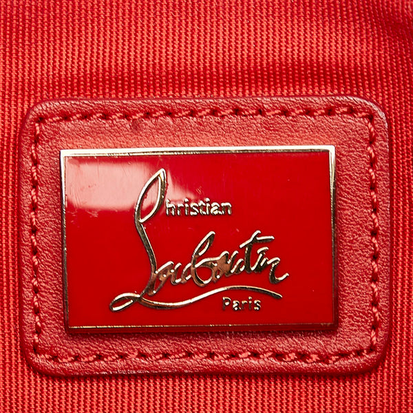 クリスチャンルブタン スタッズ ショルダーバッグ クラッチバッグ 2WAY ブラック パテントレザー レディース Christian Louboutin 【中古】