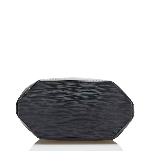 ルイ ヴィトン エピ サックデポールGM ショルダーバッグ M80155 ノワール ブラック レザー レディース LOUIS VUITTON 【中古】