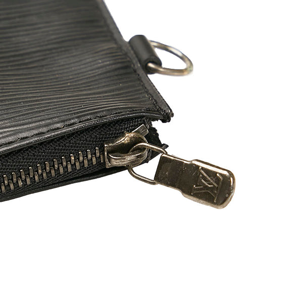 ルイ ヴィトン エピ サックデポールGM ショルダーバッグ M80155 ノワール ブラック レザー レディース LOUIS VUITTON 【中古】