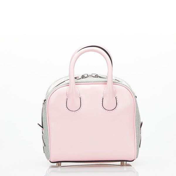 クリスチャンルブタン SEA SEX AND SUN ミニハンドバッグ ショルダーバッグ 2WAY ピンク レザー レディース Christian Louboutin 【中古】