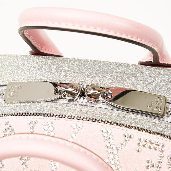 クリスチャンルブタン SEA SEX AND SUN ミニハンドバッグ ショルダーバッグ 2WAY ピンク レザー レディース Christian Louboutin 【中古】