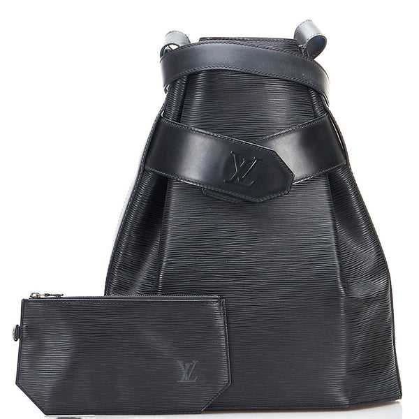 ルイ ヴィトン エピ サックデポールGM ショルダーバッグ M80155 ノワール ブラック レザー レディース LOUIS VUITTON 【中古】