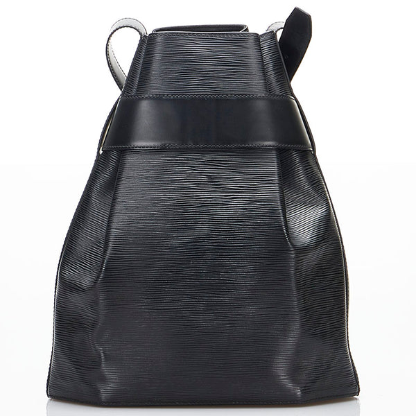 ルイ ヴィトン エピ サックデポールGM ショルダーバッグ M80155 ノワール ブラック レザー レディース LOUIS VUITTON 【中古】