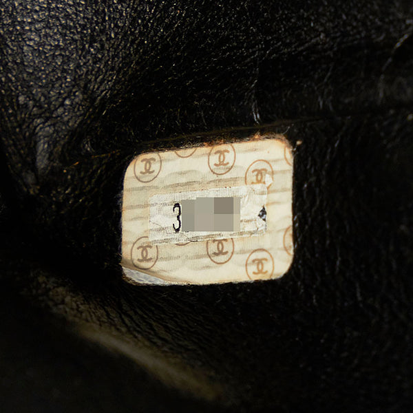 シャネル ココマーク チェーン トートバッグ ブラック ゴールド レザー レディース CHANEL 【中古】