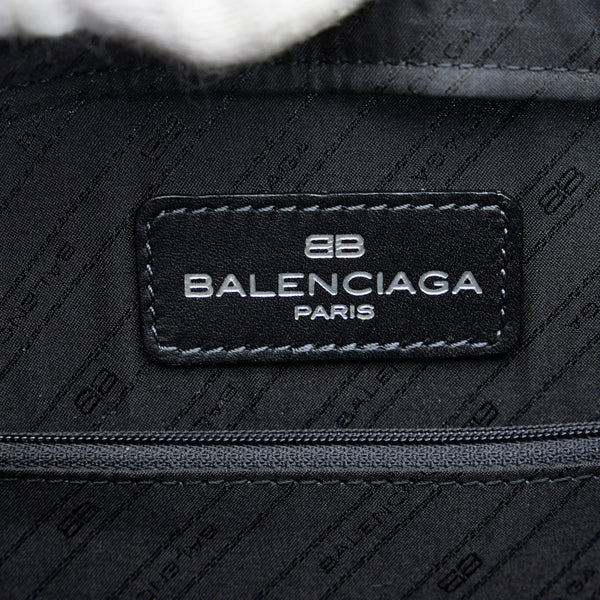バレンシアガ BB ビジネスバッグ ブリーフケース 書類バッグ 7180601 ブラック レザー レディース BALENCIAGA 【中古】