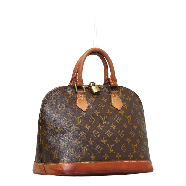 ルイ ヴィトン モノグラム アルマPM ハンドバッグ M51130 ブラウン PVC レザー レディース LOUIS VUITTON 【中古】