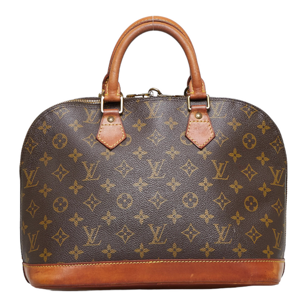 ルイ ヴィトン モノグラム アルマPM ハンドバッグ M51130 ブラウン PVC レザー レディース LOUIS VUITTON 【中古】