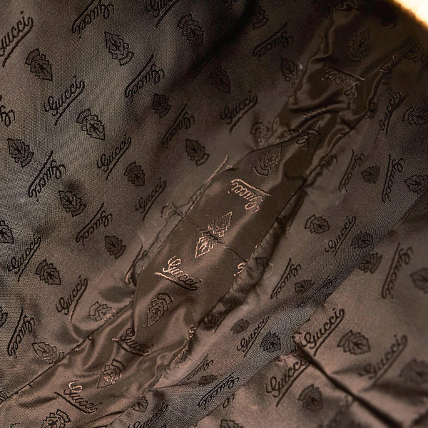 グッチ GGクリスタル ワンショルダー 181492 ブラウン PVC レザー レディース GUCCI 【中古】