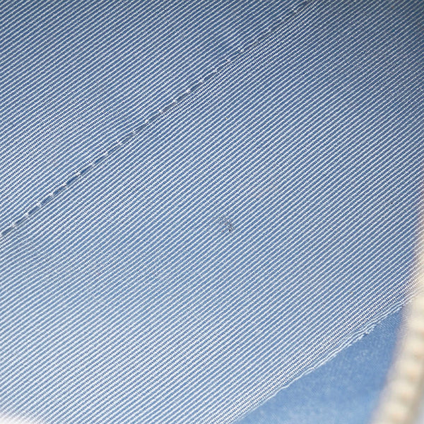 コーチ シグネチャー ハンドバッグ ショルダーバッグ 2WAY F58312 ベージュ ブルー PVC レザー レディース COACH 【中古】