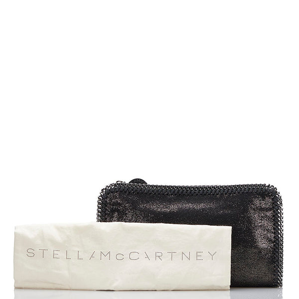 ステラマッカートニー ファラベラ クラッチバッグ ブラック シルバー 合成皮革 レディース Stella McCartney 【中古】