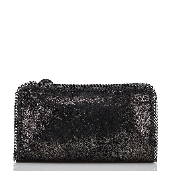 ステラマッカートニー ファラベラ クラッチバッグ ブラック シルバー 合成皮革 レディース Stella McCartney 【中古】
