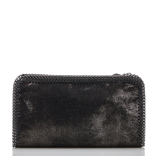 ステラマッカートニー ファラベラ クラッチバッグ ブラック シルバー 合成皮革 レディース Stella McCartney 【中古】