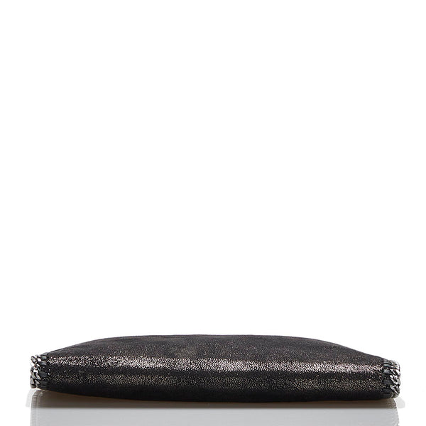ステラマッカートニー ファラベラ クラッチバッグ ブラック シルバー 合成皮革 レディース Stella McCartney 【中古】
