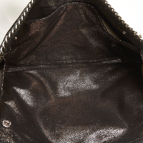 ステラマッカートニー ファラベラ クラッチバッグ ブラック シルバー 合成皮革 レディース Stella McCartney 【中古】