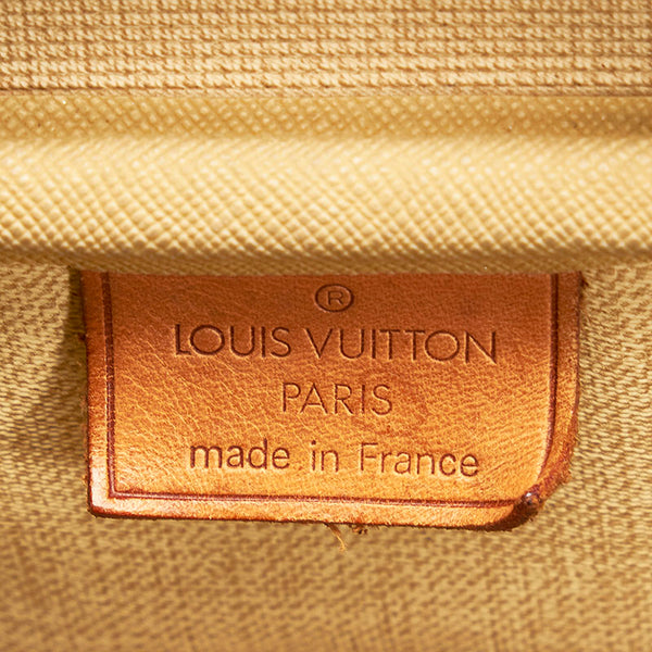 ルイ ヴィトン モノグラム ドーヴィル ハンドバッグ M47270 ブラウン PVC レザー レディース LOUIS VUITTON 【中古】