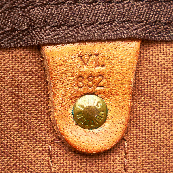 ルイ ヴィトン モノグラム キーポル50 ボストンバッグ トラベルバッグ M41426 ブラウン PVC レザー レディース LOUIS VUITTON 【中古】