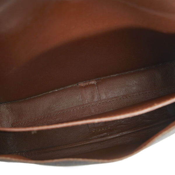 ルイ ヴィトン モノグラム カルトシエールGM 斜め掛け ショルダーバッグ M51252 ブラウン PVC レザー レディース LOUIS VUITTON 【中古】