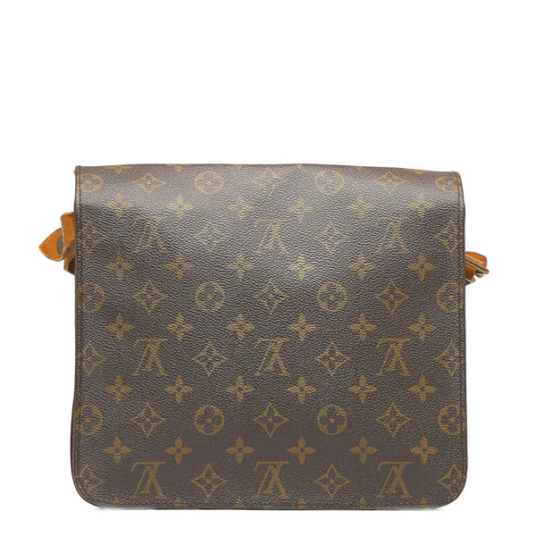 ルイ ヴィトン モノグラム カルトシエールGM 斜め掛け ショルダーバッグ M51252 ブラウン PVC レザー レディース LOUIS VUITTON 【中古】