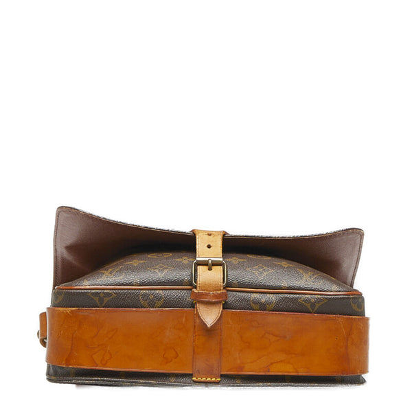 ルイ ヴィトン モノグラム カルトシエールGM 斜め掛け ショルダーバッグ M51252 ブラウン PVC レザー レディース LOUIS VUITTON 【中古】