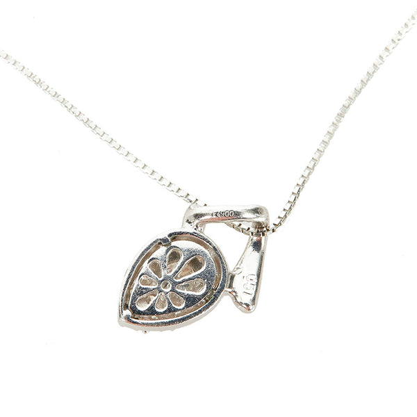 Pt900 プラチナ Pt850 プラチナ ダイヤ0.51ct ネックレス レディース 【中古】