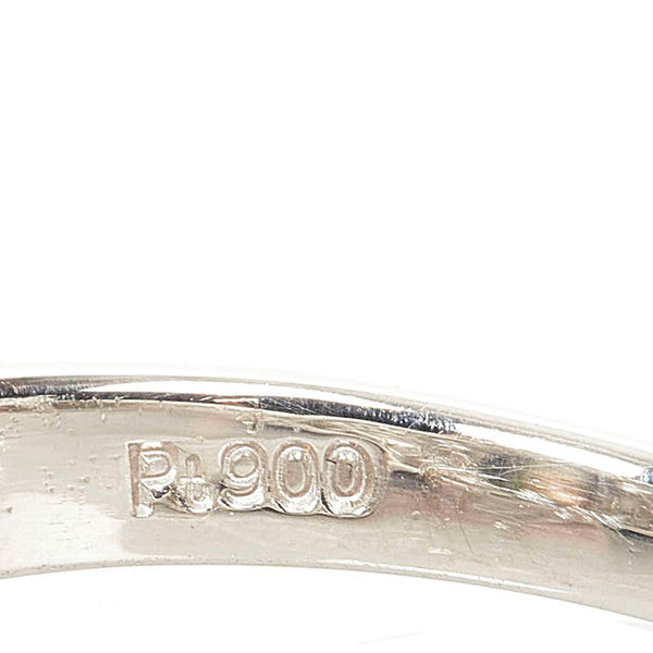 Pt900 プラチナ ピンクトルマリンキャッツアイ1.906ct ダイヤ0.79ct リング 指輪 レディース 11.5号 【中古】