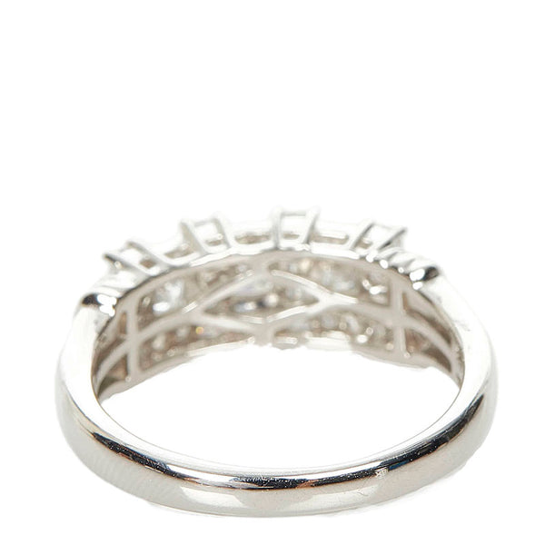 Pt950 プラチナ ダイヤ0.60ct リング 指輪 レディース 15号 【中古】