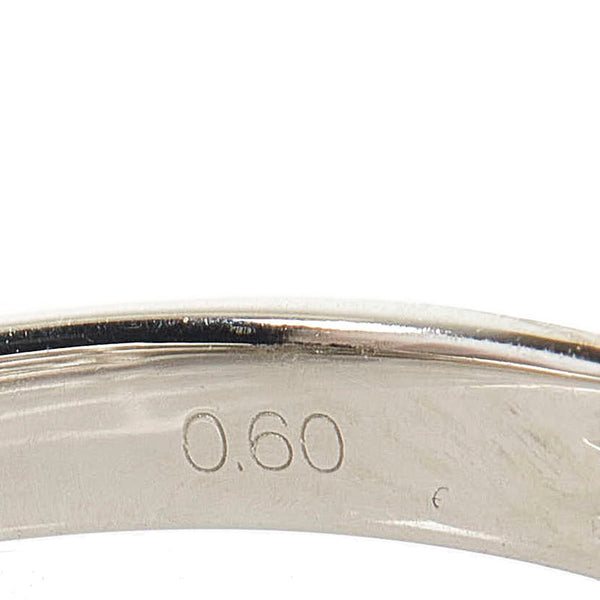 Pt950 プラチナ ダイヤ0.60ct リング 指輪 レディース 15号 【中古】