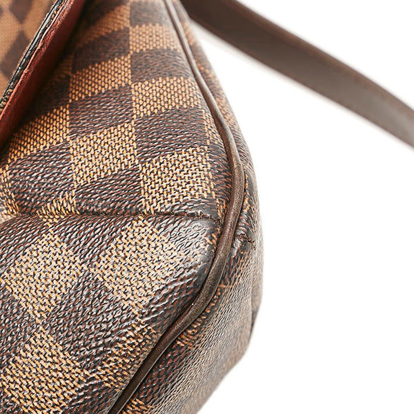 ルイ ヴィトン ダミエ ミュゼット 斜め掛け ショルダーバッグ Ｍ51302 ブラウン PVC レザー レディース LOUIS VUITTON 【中古】